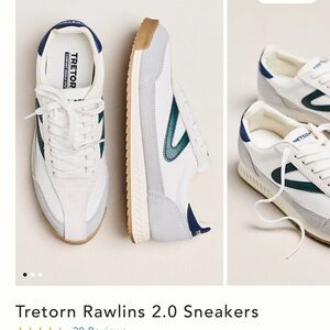 Tretorn Rawlins Sneakers in White and Green